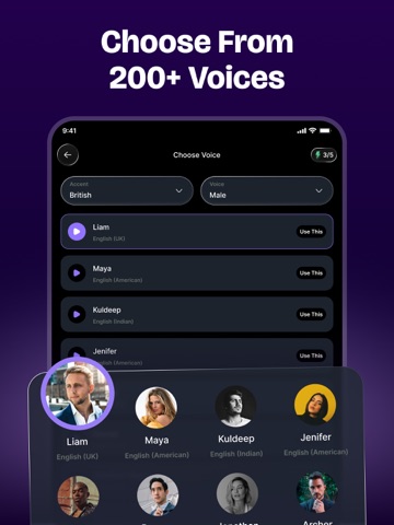AI Podcast Generator - Script iPad screenshot