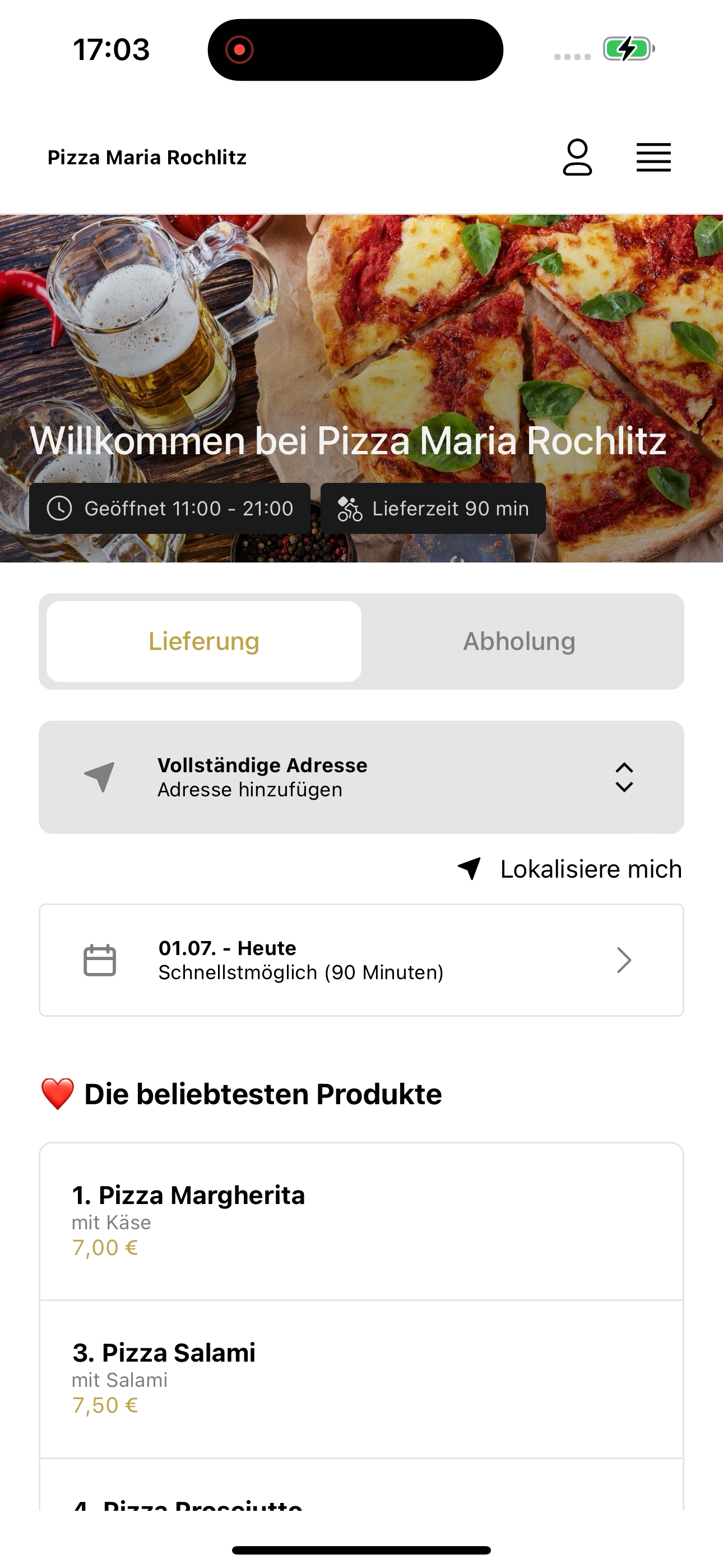 Pizza Maria Rochlitz screenshot 6