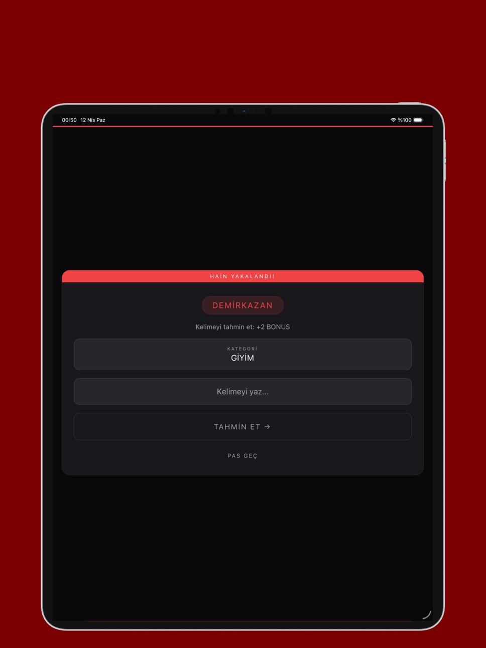 iPad screenshot