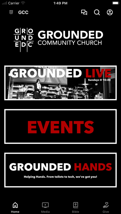 Grounded Community Church - CA iPhone screenshot