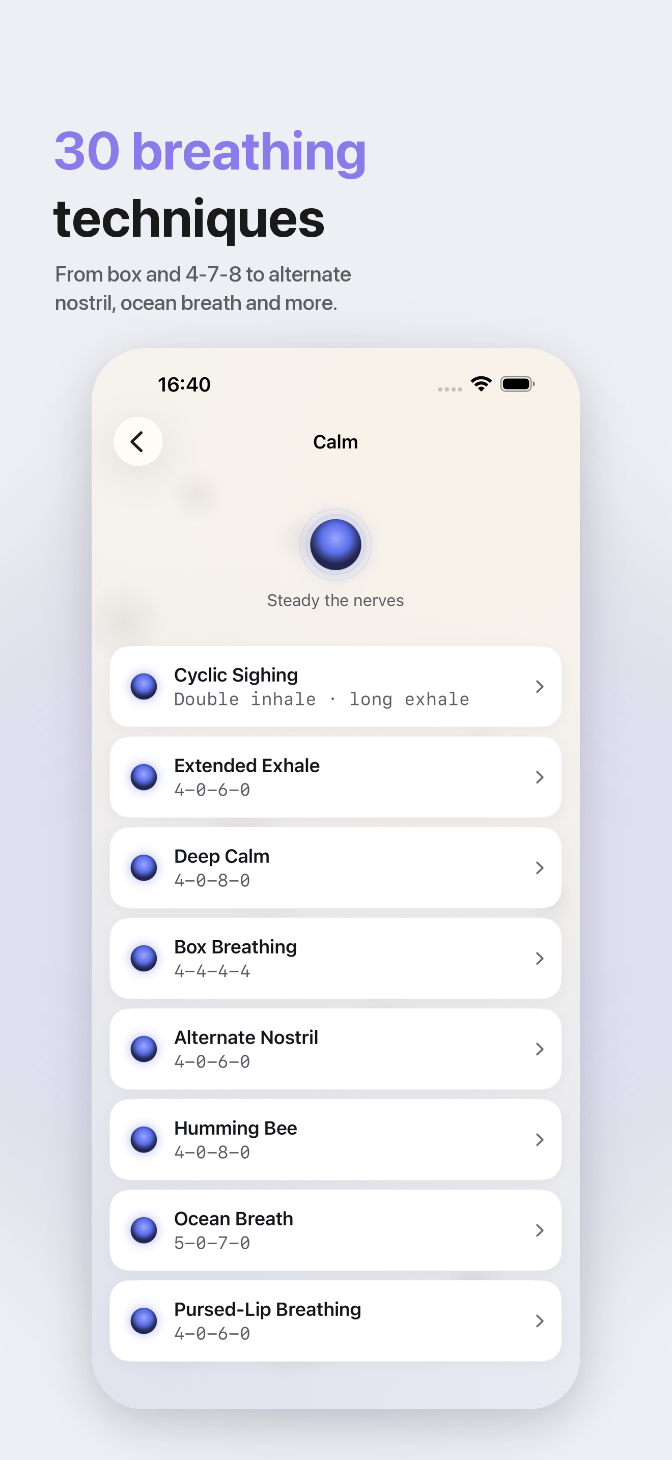 Ommo: Breathwork & Calm screenshot 5