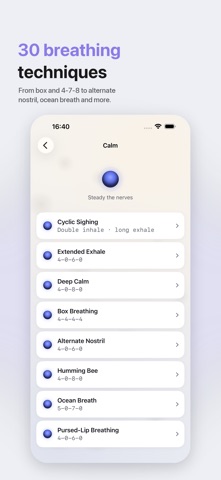 Ommo: Breathwork & Calm Screenshot 5 of 10