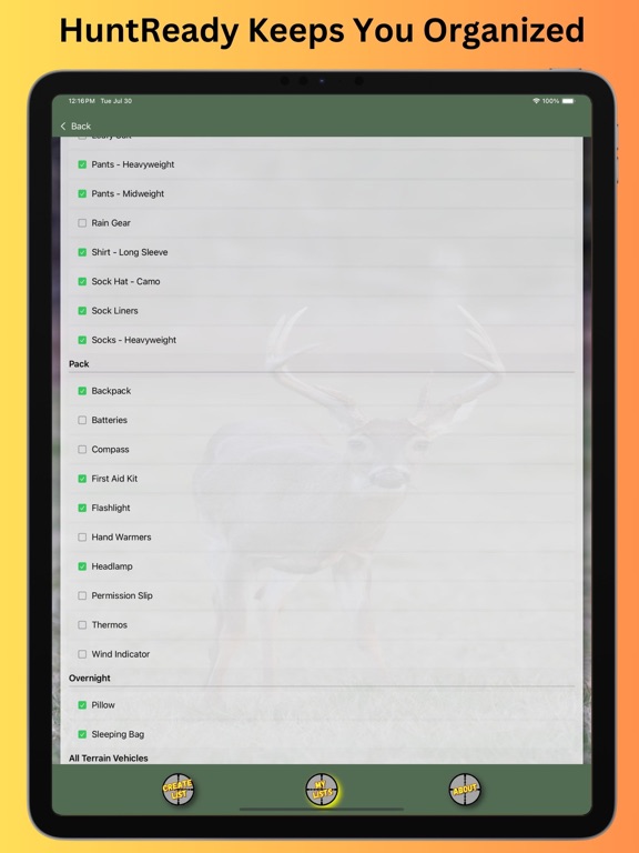HuntReady iPad screenshot 7 - Sports app