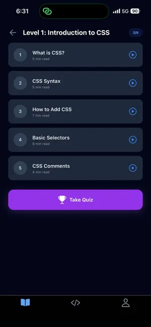 Learn CSS: Styling & Flexbox screenshot 4