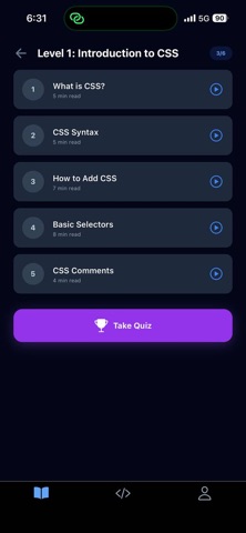Learn CSS: Web Design Lab Screenshot 4 of 10