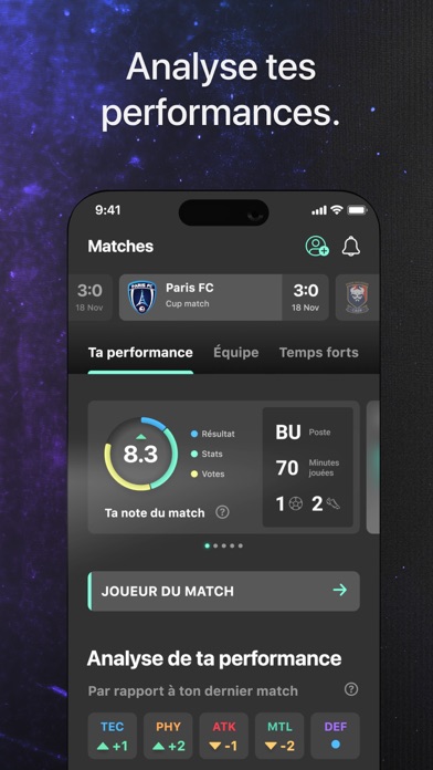 Screenshot #3 pour Tonsser - Appli Foot Jeunes