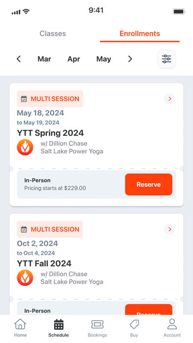 Salt Lake Power Yoga Screenshot