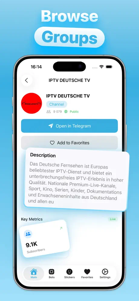 TeleGroup Discovery Boxアプリ screenshot 4