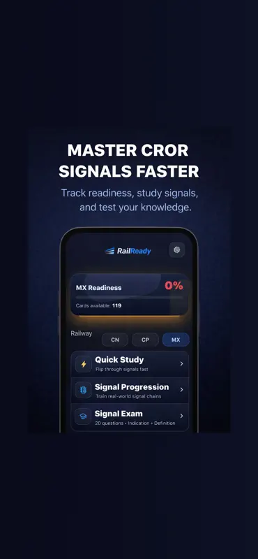 RailReady – CROR Signal Study screenshot 1 of 7
