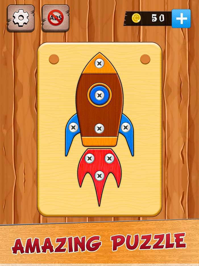 木制螺母和螺栓螺丝大师