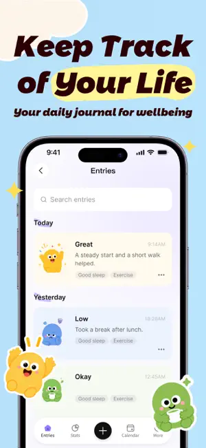 MoodFeel - Mood Tracker screenshot 1