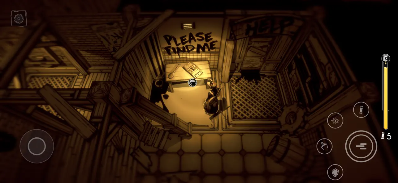 #1. Bendy: Lone Wolf (iOS) By: Joey Drew Studios Inc.