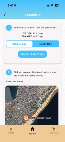 Layback iPhone screenshot