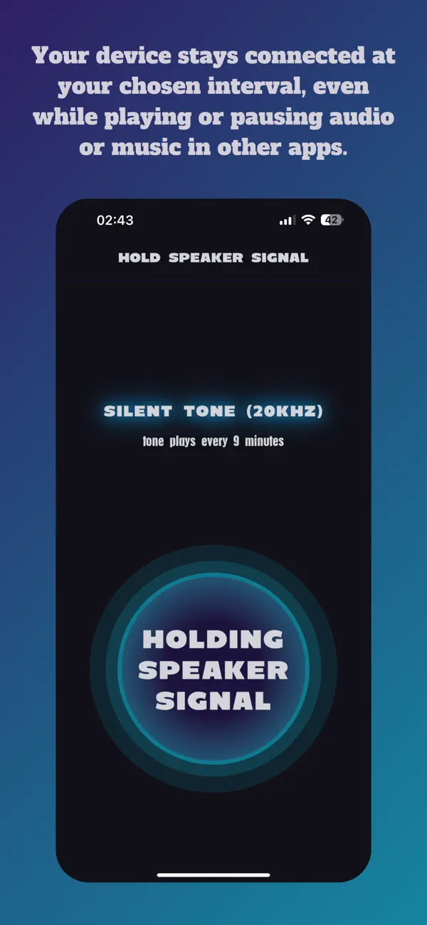 Screenshot #3 pour HOLD SPEAKER SIGNAL