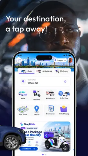 SimpliRide – Request a ride screenshot 2