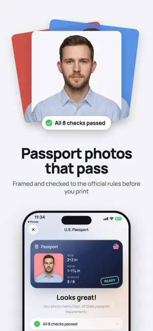 Passport Photo: ID Photo Booth screenshot 1