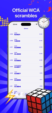 Cube Timer - Tesseract Screenshot 3 of 4