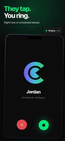 Cheddify: Calls for Creators iPhone screenshot
