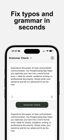 Paraphrase - AI Keyboard & Fix Screenshot 9 of 9