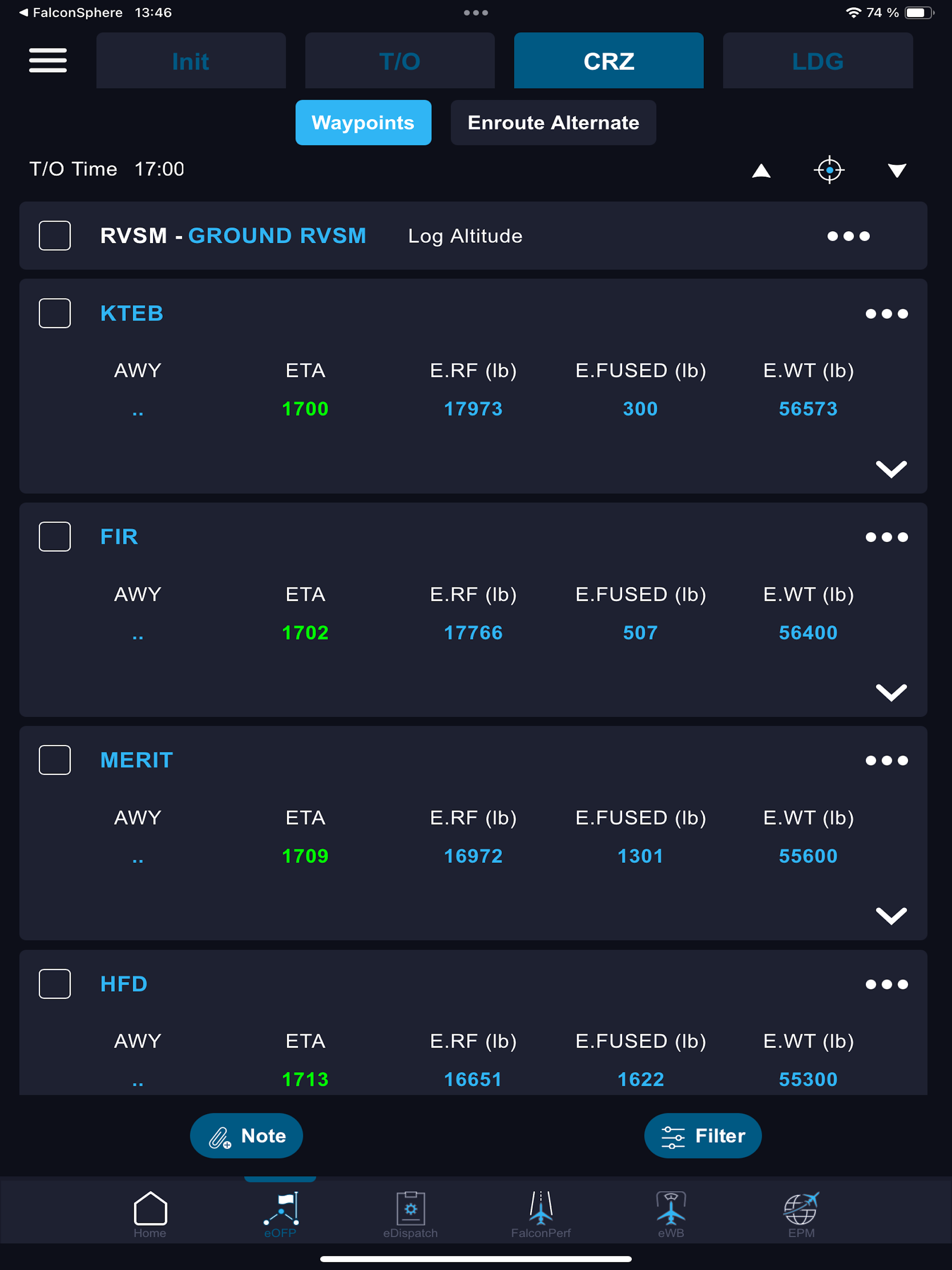Falcon eOFP screenshot 3