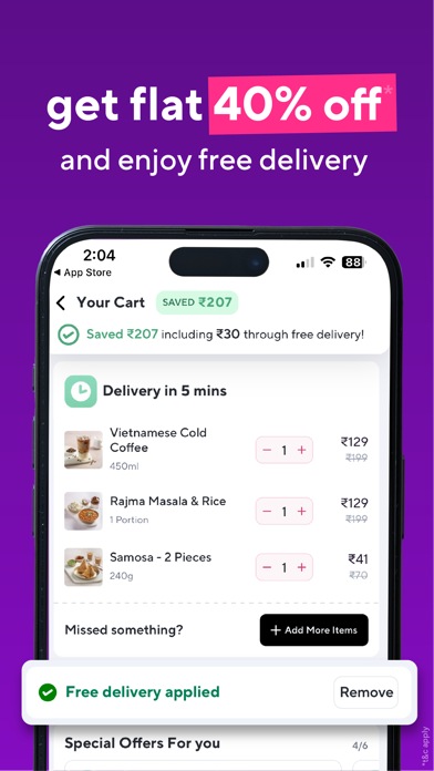 Zepto Cafe Screenshot