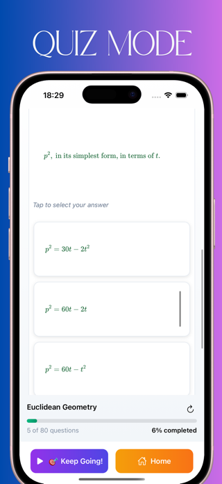 Mathematics Practice App Screenshot 4 of 5