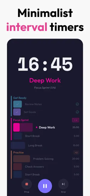 Intervals: Timer Builder screenshot 1