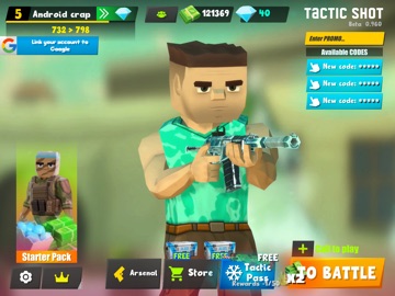 Tactic Shot: FPS Pixel Shooter iPad screenshot