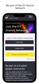 EY Alumni Network screenshot