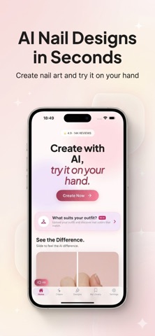 Nailoria: Nail Try On & Art screenshot