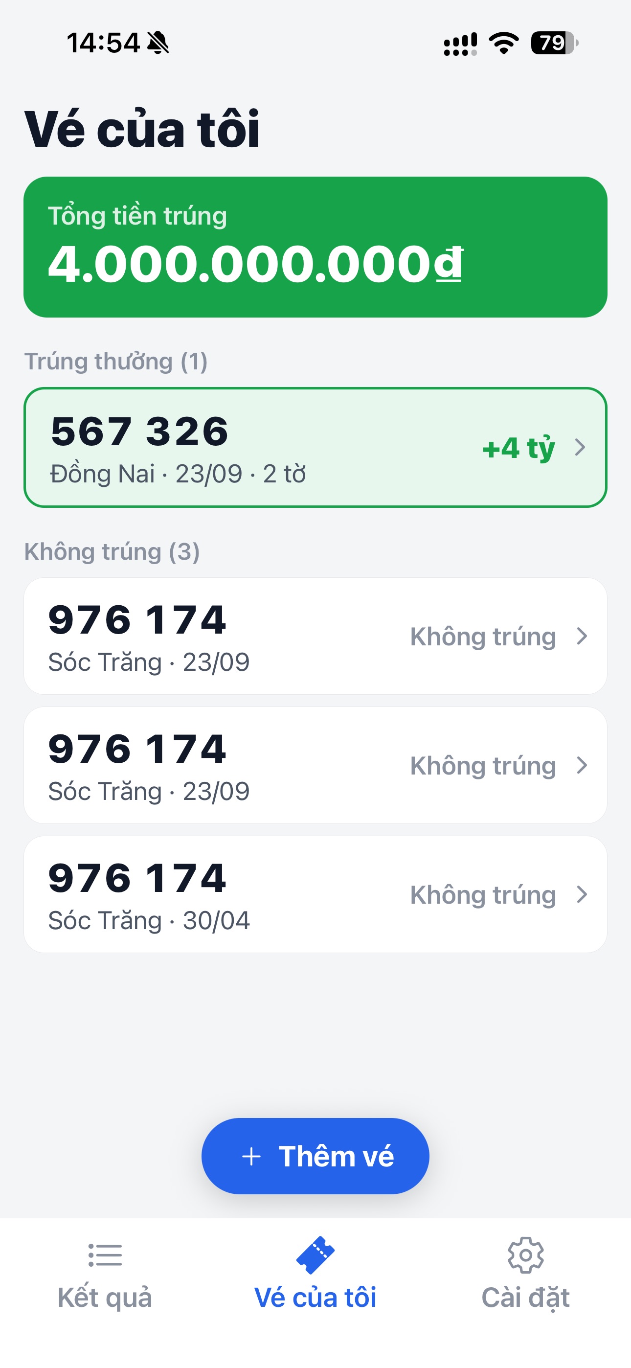 Screenshot 2 of Dò Vé Số 3 Miền