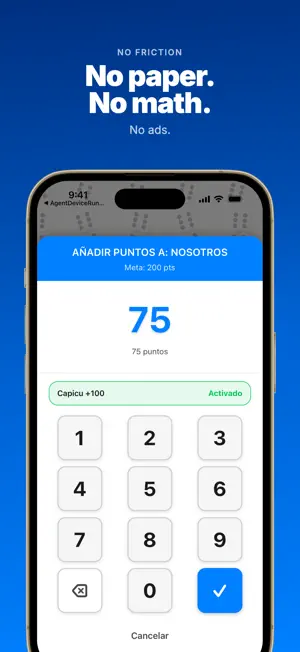 DobleSeis: Domino Scoreboard screenshot 2