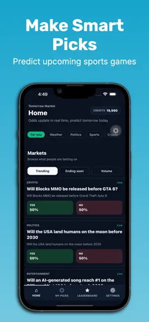 Tomorrow Market screenshot 2