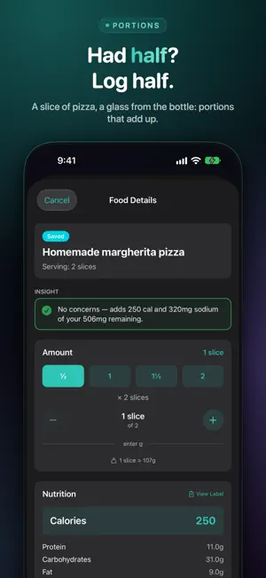 PureLog: Nutrition Tracker screenshot 4