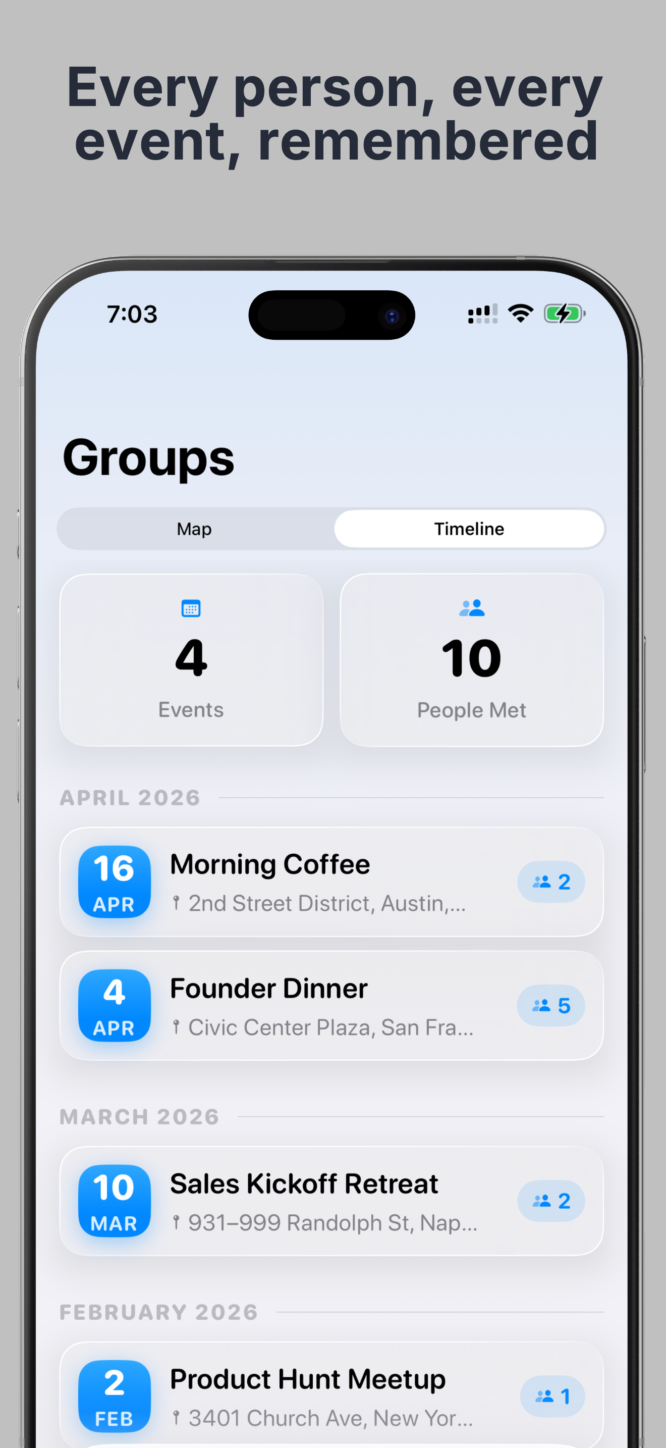 Reachia: AI Business Card App