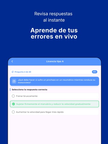 Test de Licencia de Conducción iPad screenshot