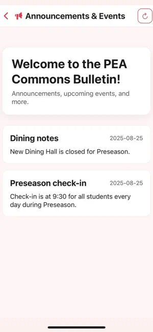 PEA Commons screenshot 1