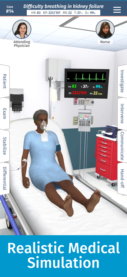 Full Code Medical Simulation Screenshots