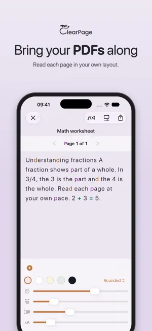 ClearPage: Dyslexia Reader screenshot 4