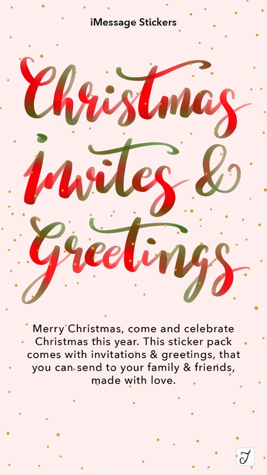 Christmas Invites & Greetings - 1.1 - (iOS)