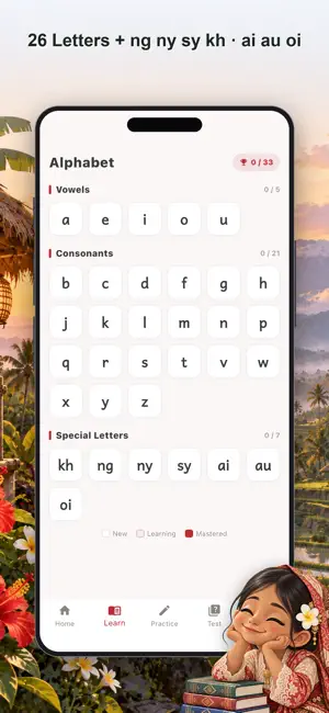 Learn Indonesian Alphabet screenshot 2