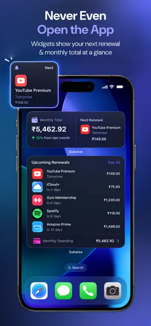 Subscription Tracker: Subwize screenshot 2