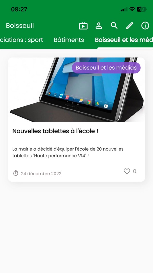 #3. Boisseuil 87 (iOS) 由: UNOVA