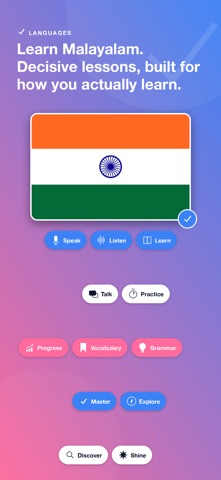 Speak Malayalam - NowFluency Screenshot 1 of 8