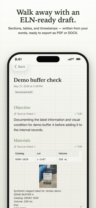 Verbex - Voice Lab Notebook Screenshot 2 of 8