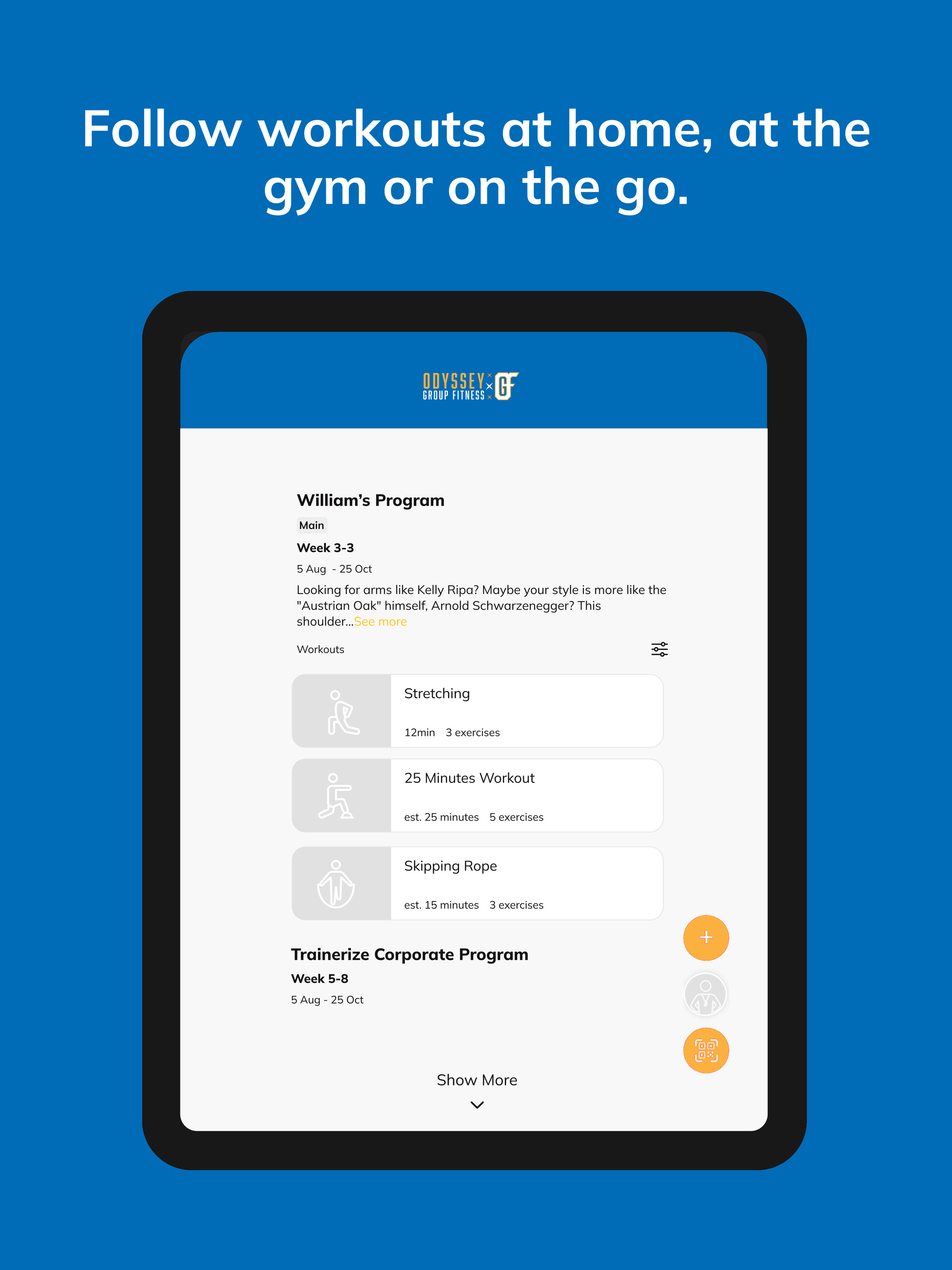 Odyssey Group Fitness screenshot 9