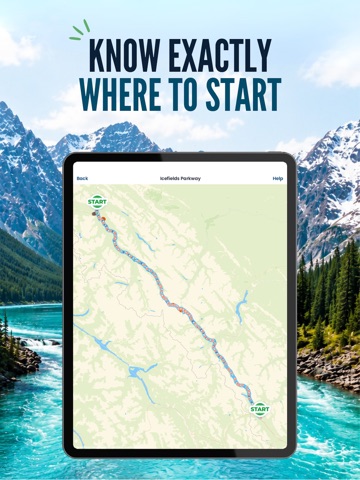 Icefields Parkway Audio Guide iPad screenshot