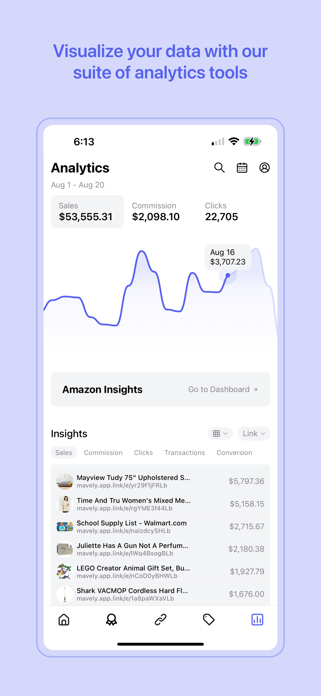 Mavely – Affiliate App Screenshot 4 of 8