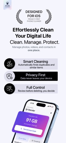 Clario: Phone Cleaner AI screenshot