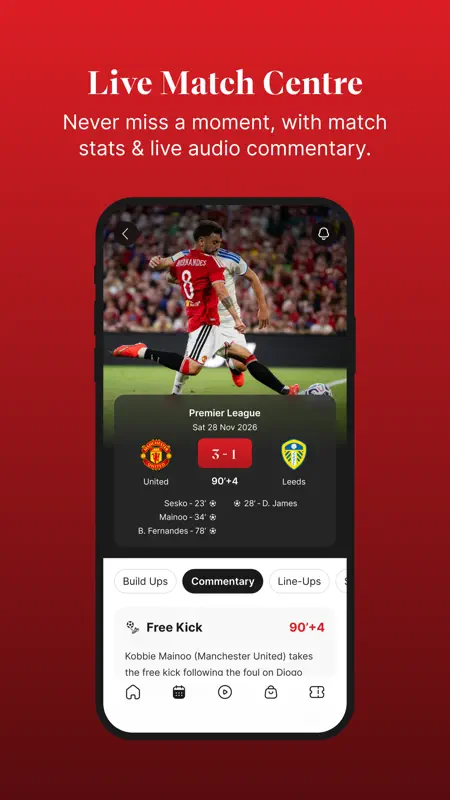Manchester United Official App screenshot 6 of 8